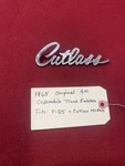 1965 Original Gm Oldsmobile Cutlass Trunk Emblem #872737. Fixed Price $45.00.