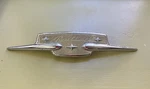 1949 Pontiac Hood Emblem Ornament Badge. Has Pitting. Part # PT-511667. Fixed Price $34.99.