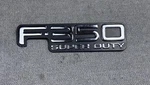 1999 2000 2001 2002 2003-2004 Ford F-350 Lariat Super Duty Fender Emblem Oem. Fixed Price $10.95.