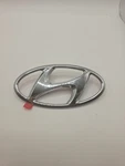 Hyundai Grille Emblem Silver Chrome Logo Badge With Adhesive And Pin. Fixed Price $24.99.