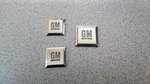 Gm Mark Of Excellence Emblem Badge Logo Set 1 Inch Square Oem 86498784. Fixed Price $15.00.