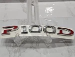 New Oem Tesla Emblem Logo Chrome Car Vehicle Badge Replacement Model P100D Trunk. Fixed Price $35.00.