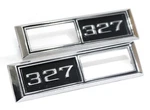 New 327 Front Side Marker Light Fender Emblem Set Bezel Pair L&r / Made-in-usa. Fixed Price $129.99.