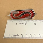 Nos Oem 1970-1972 Olds Cutlass "s" Front Fender Emblem Badge Gm 405449 Free Sh. Fixed Price $119.99.