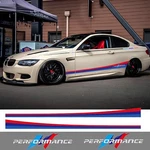 Tri-color Performance Sticker Side Stripe Decals Bmw M3 M4 M5 I3 I8. Fixed Price $19.99.