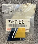 New Oem Genuine Toyota RAV4 "l" Rear Door Chrome Emblem 75432-42040. Fixed Price $19.78.