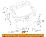Gm Oem 18-19 Equinox Lift Gate Exterior Trim-nameplate 84452605. Fixed Price $41.37.