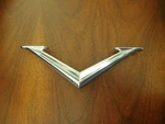 1953 1954 Desoto "v" Rear Fender Qtr Panel Emblem Mopar 1494218. Fixed Price $35.00.