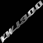 Decklid Script Emblem Vw 1300 Stainless Steel Fits TYPE1 Bug Beetle Kafer. Fixed Price $48.00.