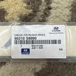 Hyundai Part Number 86310-S8000 Rear Hatch Emblem Nameplate Palisade Oem. Fixed Price $31.85.