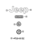 Genuine Mopar Nameplate 68466530AC. Fixed Price $108.17.