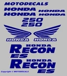 Sticker Kit Decals For Recon 250 Fender Plastics Tank Emblems Graphic. Fixed Price $35.00.