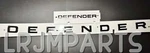 Genuine Land Rover Defender Gloss Black Hood&tailgate Decal Lettering. Fixed Price $198.00.