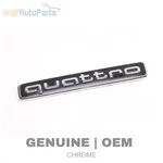 2016-2018 Audi A7 Trunk Emblem / Badge (quattro) 4G8853737. Fixed Price $11.49.