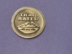 18-24 Jeep Wrangler Gray Trail Rated Fender Emblem Badge Nameplate Oem Mopar. Fixed Price $9.99.