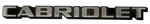 Rear Badge - Cabriolet Script Vw 155853687B Genuine. Fixed Price $51.64.