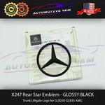 X247 GLB35 Amg Trunk Star Emblem Gloss Black Rear Logo Badge Mercedes GLB250. Fixed Price $39.99.
