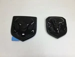 2013-2018 1500 2500 3500 Front & Rear Glossy Black Rams Head Badge Emblem. Fixed Price $54.88.