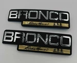 New 92-96 Ford Bronco Eddie Bauer Fender Emblem Nameplate Ornament Set Of. Fixed Price $68.95.