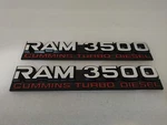 Dodge Ram Cummins Turbo Diesel 3500 Emblems. Fixed Price $72.99.