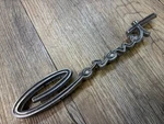 1965 66 Dodge Coronet Body Nos Mopar Front Fender Script Emblem 2449934. Fixed Price $125.00.