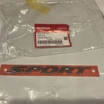 Honda Sport Emblem Rear- 2017-2020 Civic #75723-TED-T01. Fixed Price $14.00.