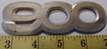 (1) Saab 900 80'S Very Light Gold Tone Emblem Decal 9280256 CE884). Fixed Price $7.50.