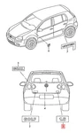 Genuine Vw Golf R32 Gti Rabbit Variant 4MOTION Lettering Chrome 1K0853675S739. Fixed Price $39.43.