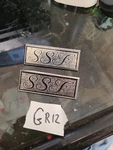 1969-72 Amc Sst Door Panel Emblem Set Oem 3618229 Bin GR12 American Motors 70 71. Fixed Price $24.75.