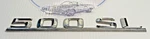 Mercedes Benz R129 500SL Rear Trunk Emblem Badge Chrome Deck Lid Script Logo. Fixed Price $45.00.