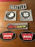 Super Atv Rhino Axles Warn Tool Box Stickers Off Road Racing Garage Emblem S29. Fixed Price $5.00.