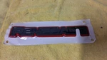 Genuine Mopar Jeep Renegade Emblem Black Red Outline Oem Nameplate 68267270AA. Fixed Price $55.00.