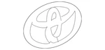 Genuine Toyota Hatch Emblem 75442-12C00. Fixed Price $51.71.