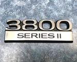 1990S Gm Buick V6 3800 Series Ii Chrome Plastic Emblem/badge 10278176 3-1/8" Exc. Fixed Price $22.75.