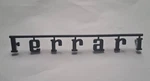 Genuine Ferrari Rear Badge Emblem Matte Gun Metal Grey 1PC (fits Many). Fixed Price $150.00.