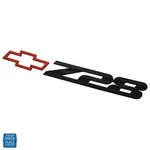 1993-2002 Camaro Rear Panel Emblem Z28 Black W/ Red Bowtie Replaces Gm 10154591. Fixed Price $59.99.