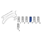 Ford HC3Z16720CA Front Left Fender Emblem. Fixed Price $158.98.