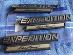 1997-2002 Eddie Bower Expedition Trim Emblem 3PC Set Oem Used Ford Detailing. Fixed Price $12.00.