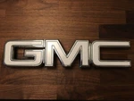 07-17 Gmc Sierra Yukon Gloss White Front Grill / Rear Emblem Overlay Kit Decal. Fixed Price $11.94.