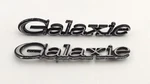 Emblems Galaxie 500 Sides 1973-1974 Genuines Part Classic Pair. Fixed Price $125.00.