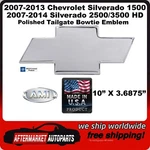 07-13 Silverado 1500 Polished Billet Aluminum Bowtie Tailgate Emblem Ami 96095P. Fixed Price $74.99.