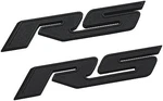 Defenderworx CB-1003 Black Rs Badge Side Emblems Billet Fits 2010-2015 Camaro. Fixed Price $78.50.