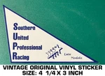 Southern United Professional Racing - Vintage Original Vinyl Decal Sticker. Fixed Price $5.08.