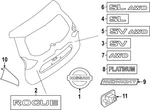 Genuine Nissan Hatch Emblem 84896-4MT0A. Fixed Price $62.07.
