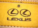 Lexus ES300 1994 Chome Plated Front Hood/ Rear Plastic Set Of Emblems. Fixed Price $60.68.