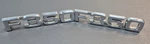 1980-86? Ford F350 Small Metal Fender Emblems. Fixed Price $25.00.