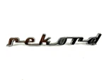 Vintage Opel Rekord Chrome Script Emblem Badge Pin 83MM Germany #25C. Fixed Price $49.99.
