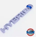 07-09 Toyota Prius Front Right Fender Emblem Nameplate Script Badge Oem Hybrid. Fixed Price $13.00.