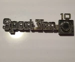 70S-80S Chevorlet Truck Sport Van 10 Emblem Badge Gm 363583 Metal Chrome Faded. Fixed Price $23.00.