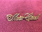 1973 - 1977 Monte Carlo Header Panel Script Emblem Badge Logo 325272 Oe Gm. Fixed Price $35.99.